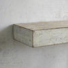 Whitewashed Wood Floating Wall Shelf - Small